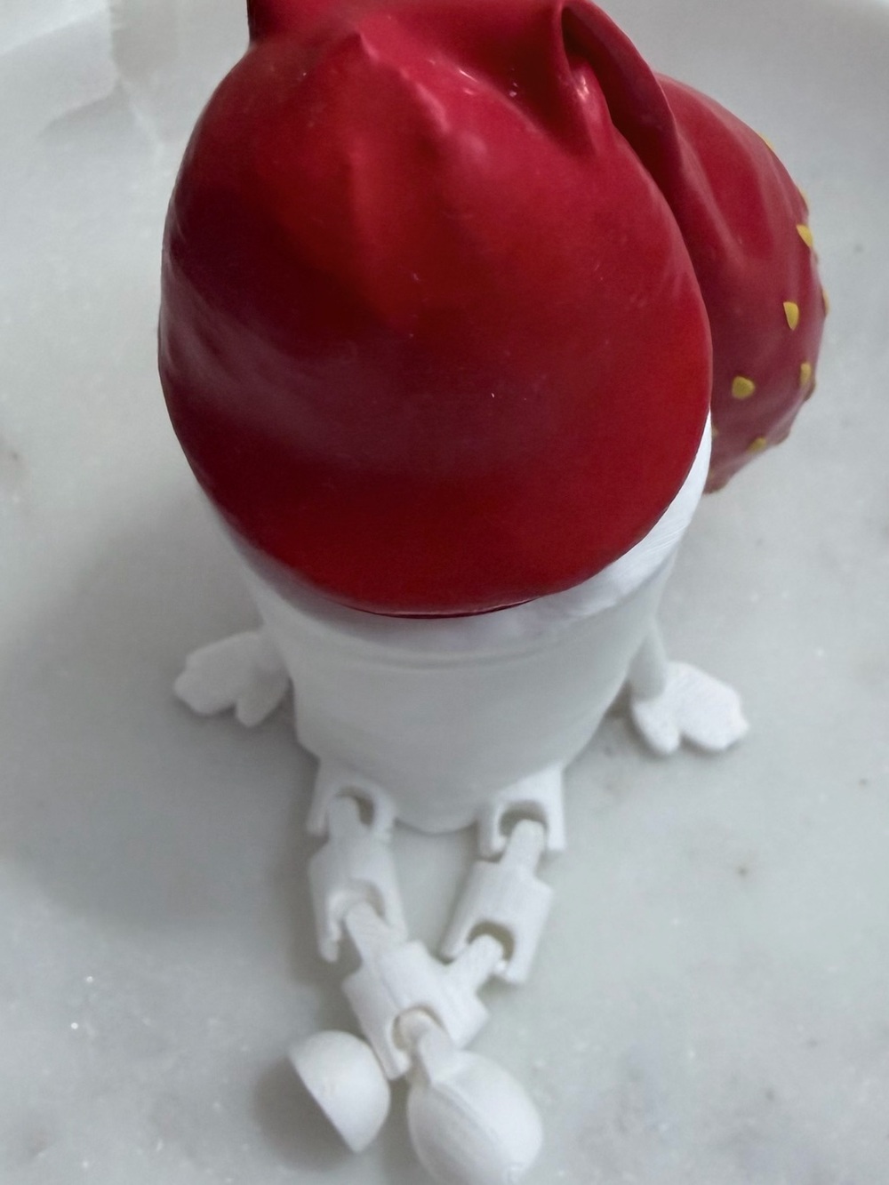 Poseable Penis Figure 3D Printed | Articulated Desk Buddy | Color Choice - Picture 7 of 9